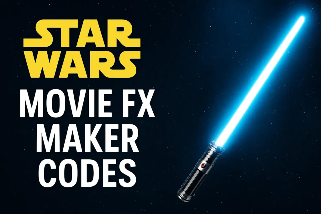 star wars movie fx maker codes