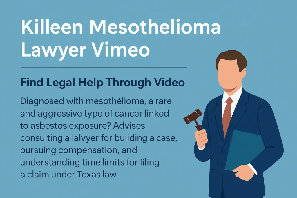 killeen mesothelioma lawyer vimeo