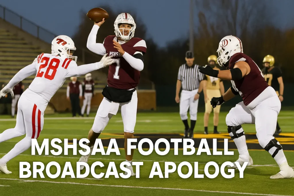 mshsaa football broadcast apology